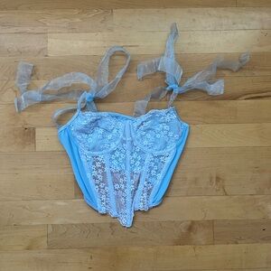 SHEIN - Blue Corset